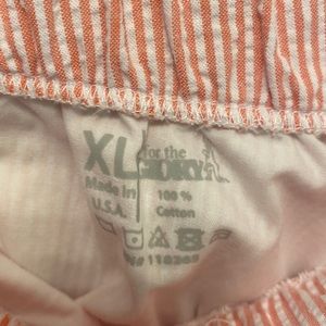 Auburn University Seersucker Shorts Scalloped